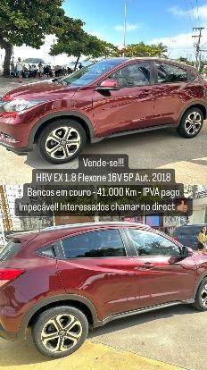 HONDA HR-V 1.8 16V FLEX EX 4P AUTOMÁTICO