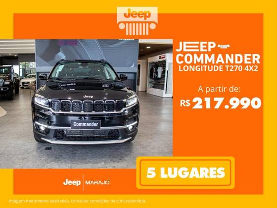 JEEP COMMANDER 1.3 T270 TURBO FLEX LONGITUDE AT6