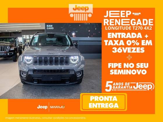 JEEP RENEGADE 1.3 T270 TURBO FLEX LONGITUDE AT6