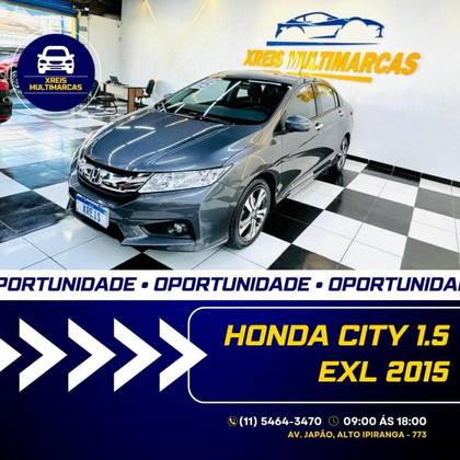 HONDA CITY 1.5 EXL 16V FLEX 4P AUTOMÁTICO