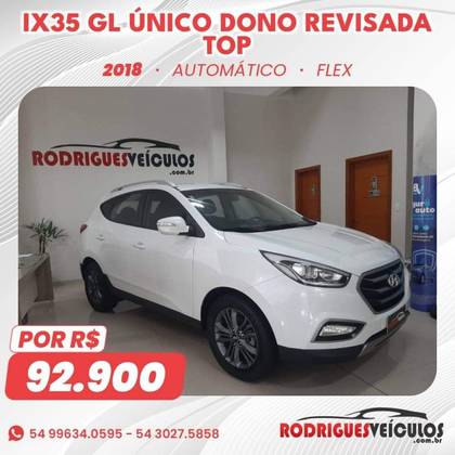 HYUNDAI IX35 2.0 MPFI GLS 16V FLEX 4P AUTOMÁTICO