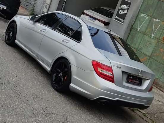 MERCEDES-BENZ-C 180-1.6 CGI SPORT 16V TURBO GASOLINA 4P AUTOMÁTICO MERCEDES-BENZ-C 180-2013