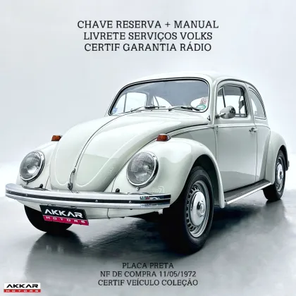 VOLKSWAGEN FUSCA 1.5 8V GASOLINA 2P MANUAL
