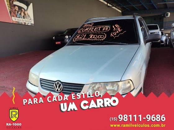 VOLKSWAGEN PARATI 1.8 MI TOUR 8V GASOLINA 4P MANUAL G.III