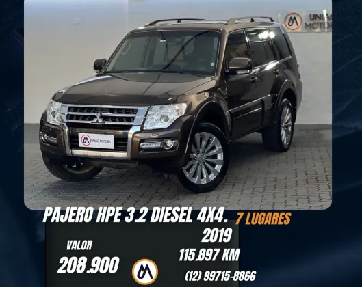 MITSUBISHI PAJERO 3.2 HPE 4X4 7 LUGARES 16V TURBO INTERCOOLER DIESEL 4P AUTOMÁTICO