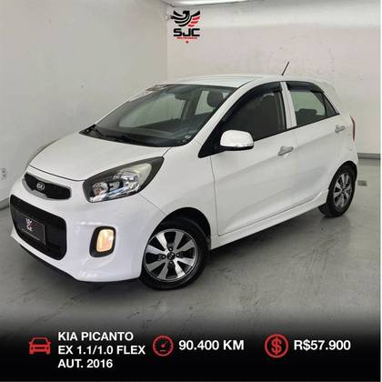 KIA PICANTO 1.0 EX 12V FLEX 4P AUTOMÁTICO