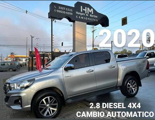TOYOTA HILUX 2.8 SR 4X4 CD 16V DIESEL 4P AUTOMÁTICO