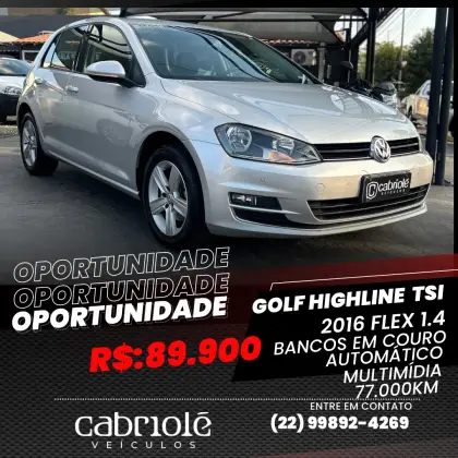 VOLKSWAGEN GOLF 1.4 TSI HIGHLINE 16V TOTAL FLEX 4P TIPTRONIC