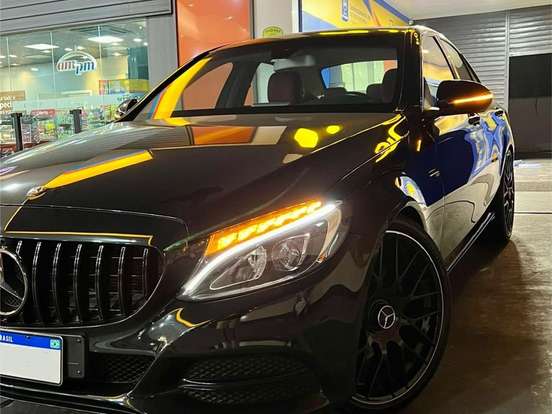 MERCEDES-BENZ-C 180-1.6 CGI AVANTGARDE 16V TURBO GASOLINA 4P AUTOMÁTICO MERCEDES-BENZ-C 180-2015