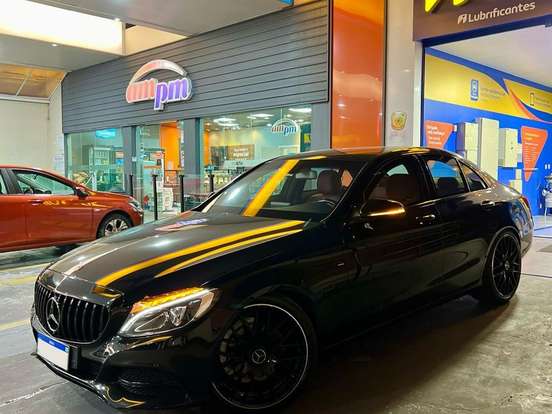 MERCEDES-BENZ-C 180-1.6 CGI AVANTGARDE 16V TURBO GASOLINA 4P AUTOMÁTICO MERCEDES-BENZ-C 180-2015