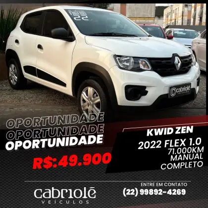 RENAULT KWID 1.0 12V SCE FLEX ZEN MANUAL