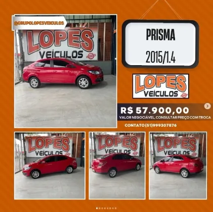 CHEVROLET PRISMA 1.4 MPFI ADVANTAGE 8V FLEX 4P AUTOMÁTICO