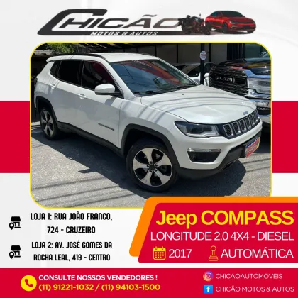 JEEP COMPASS 2.0 16V DIESEL LONGITUDE 4X4 AUTOMÁTICO