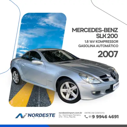 MERCEDES-BENZ SLK 200 1.8 16V KOMPRESSOR GASOLINA AUTOMÁTICO