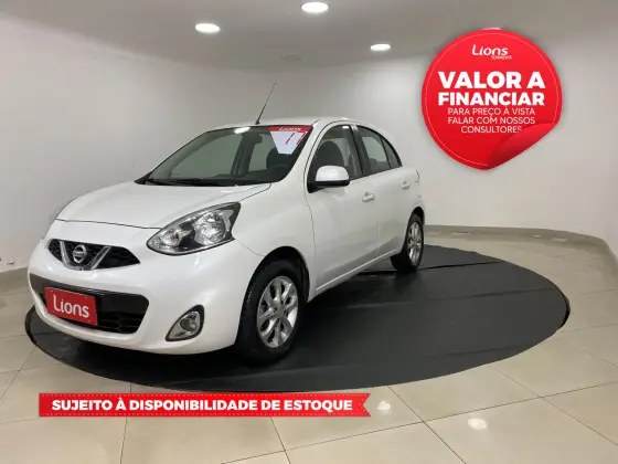 NISSAN MARCH 1.0 SV 12V FLEX 4P MANUAL NISSAN MARCH 1.0 SV 12V FLEX 4P MANUAL