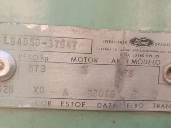 FORD-CORCEL-1.4 LUXO 8V GASOLINA 2P MANUAL FORD-CORCEL-1976