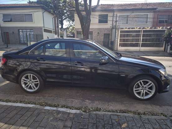 MERCEDES-BENZ-C 180-1.8 CGI CLASSIC 16V TURBO GASOLINA 4P AUTOMÁTICO MERCEDES-BENZ-C 180-2012