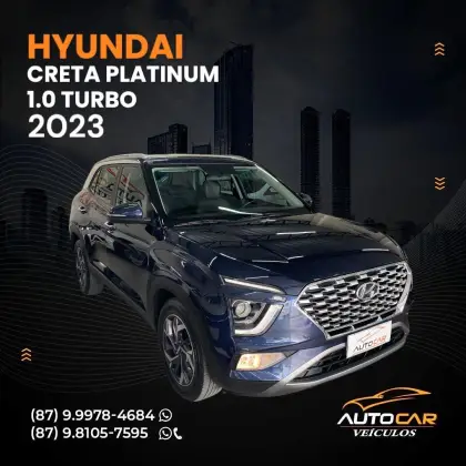 HYUNDAI CRETA 1.0 TGDI FLEX PLATINUM AUTOMÁTICO HYUNDAI CRETA 1.0 TGDI FLEX PLATINUM AUTOMÁTICO