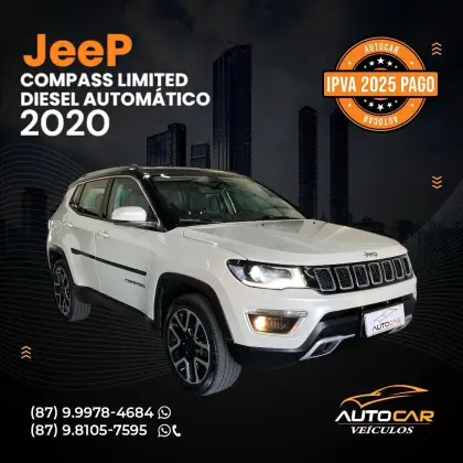 JEEP COMPASS 2.0 16V DIESEL LIMITED 4X4 AUTOMÁTICO
