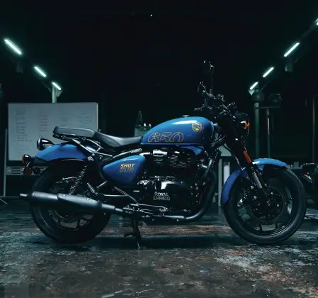 ROYAL ENFIELD SHOTGUN 650 PLASMA BLUE 