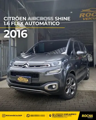 CITROËN AIRCROSS 1.6 SHINE 16V FLEX 4P AUTOMÁTICO CITROËN AIRCROSS 1.6 SHINE 16V FLEX 4P AUTOMÁTICO