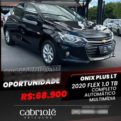 CHEVROLET ONIX 1.0 TURBO FLEX LT AUTOMÁTICO CHEVROLET ONIX 1.0 TURBO FLEX LT AUTOMÁTICO