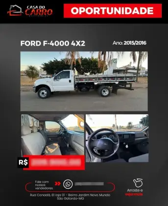 FORD F-4000 2.8 ISF DIESEL 4X4 MANUAL