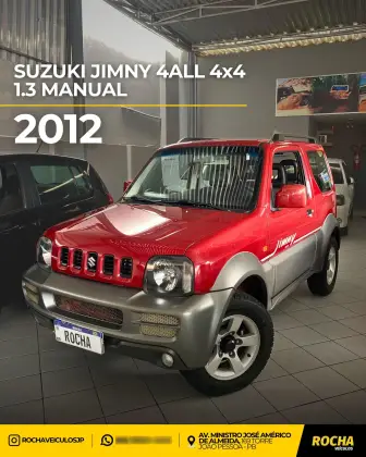 SUZUKI JIMNY 1.3 4ALL 4X4 16V GASOLINA 2P MANUAL SUZUKI JIMNY 1.3 4ALL 4X4 16V GASOLINA 2P MANUAL