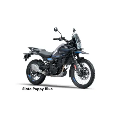 ROYAL ENFIELD HIMALAYAN 450 SLATE POPPY BLUE ROYAL ENFIELD HIMALAYAN 450 SLATE POPPY BLUE