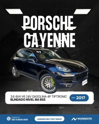 PORSCHE CAYENNE 3.6 4X4 V6 24V GASOLINA 4P TIPTRONIC