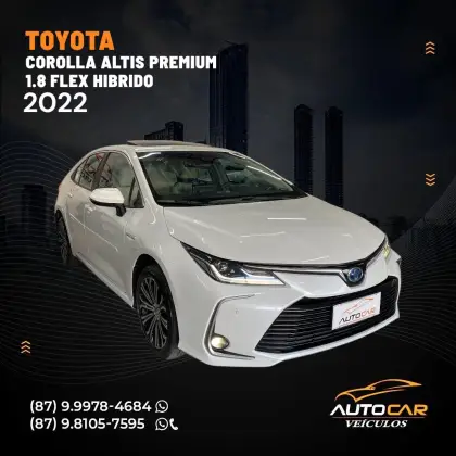 TOYOTA COROLLA 1.8 VVT-I HYBRID FLEX ALTIS PREMIUM CVT