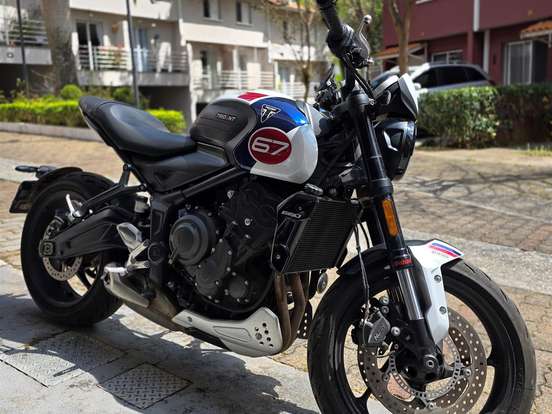 TRIUMPH-TRIDENT 660 TRIPLE TRIBUTE EDITION TRIUMPH-TRIDENT 660 TRIPLE TRIBUTE EDITION-2024