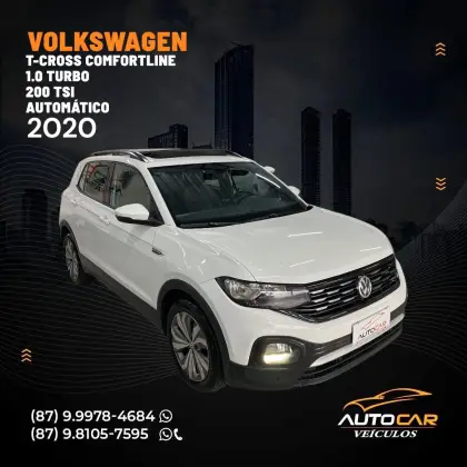 VOLKSWAGEN T-CROSS 1.0 200 TSI TOTAL FLEX COMFORTLINE AUTOMÁTICO