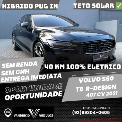 VOLVO S60 2.0 T8 R-DESIGN HÍBRIDO 4P AUTOMÁTICO VOLVO S60 2.0 T8 R-DESIGN HÍBRIDO 4P AUTOMÁTICO