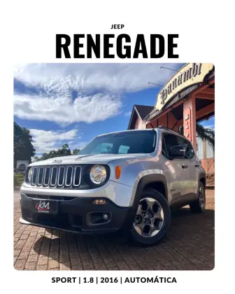 JEEP RENEGADE 1.8 16V FLEX SPORT 4P AUTOMÁTICO JEEP RENEGADE 1.8 16V FLEX SPORT 4P AUTOMÁTICO