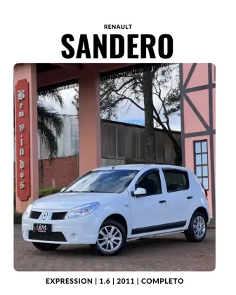 RENAULT SANDERO 1.6 EXPRESSION 8V FLEX 4P MANUAL