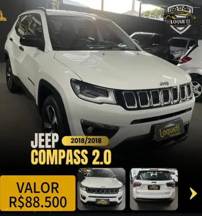 JEEP COMPASS 2.0 16V FLEX SPORT AUTOMÁTICO