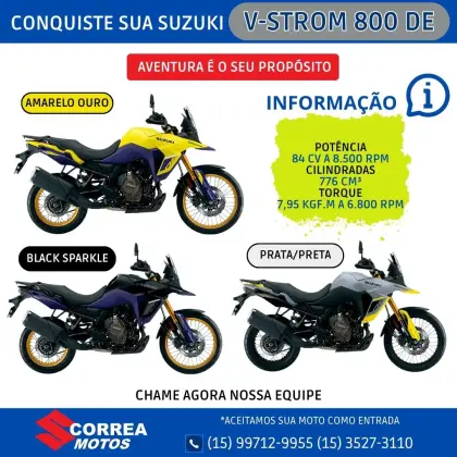 SUZUKI V-STROM 800 DE SUZUKI V-STROM 800 DE