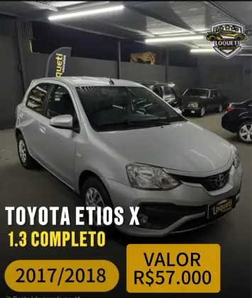 TOYOTA ETIOS 1.3 X 16V FLEX 4P MANUAL