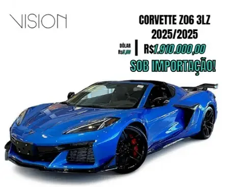 CHEVROLET CORVETTE 5.5 V8 LT6 GASOLINA Z06 CONVERSIVEL AUTOMÁTICO