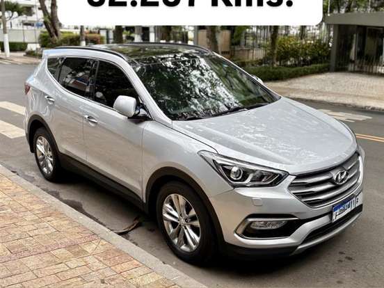 HYUNDAI-SANTA FÉ-3.3 MPFI 4X4 7 LUGARES V6 270CV GASOLINA 4P AUTOMÁTICO HYUNDAI-SANTA FÉ-2017