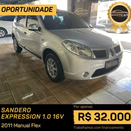 RENAULT SANDERO 1.0 EXPRESSION 16V FLEX 4P MANUAL