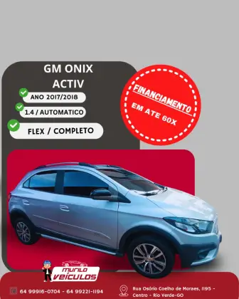 CHEVROLET ONIX 1.4 MPFI ACTIV 8V FLEX 4P AUTOMÁTICO
