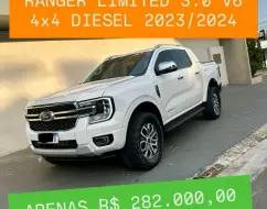 FORD RANGER 3.0 V6 TURBO DIESEL CD LIMITED 4X4 AUTOMÁTICO FORD RANGER 3.0 V6 TURBO DIESEL CD LIMITED 4X4 AUTOMÁTICO