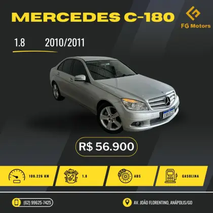 MERCEDES-BENZ C 180 1.8 CGI CLASSIC 16V GASOLINA 4P AUTOMÁTICO