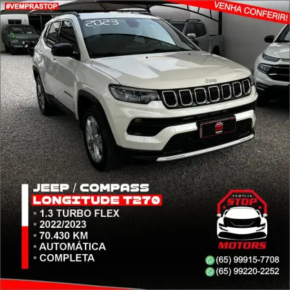 JEEP COMPASS 1.3 T270 TURBO FLEX LONGITUDE AT6