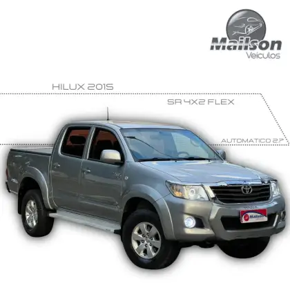 TOYOTA HILUX SW4 2.7 SR 4X2 16V FLEX 4P AUTOMÁTICO TOYOTA HILUX SW4 2.7 SR 4X2 16V FLEX 4P AUTOMÁTICO