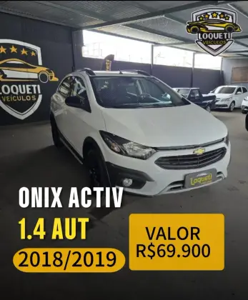 CHEVROLET ONIX 1.4 MPFI ACTIV 8V FLEX 4P AUTOMÁTICO