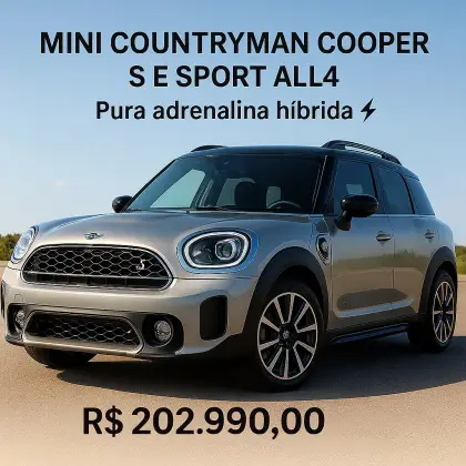 MINI COUNTRYMAN 1.5 12V TWINPOWER TURBO HYBRID COOPER S E SPORT ALL4 STEPTRONIC