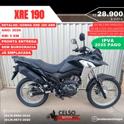 HONDA XRE 190 ABS 